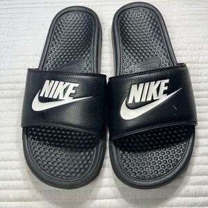 Nike Black Slide Sandals